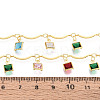 Brass Scalloped Bar Chains CHC-T018-04G-3