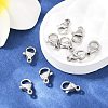 Tarnish Resistant 316 Surgical Stainless Steel Lobster Claw Clasps LS-STAS-316-FL10A-6
