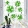 Four Leaf Clover Rainbow Prism Electrostatic Window Stickers PW-WGFCFD0-01-1