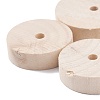 (Defective Closeout Sale: Crack) Unfinished Wooden Wheels DIY-XCP0001-94-3