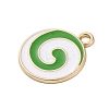 Christmas Alloy Enamel Pendants ENAM-S027-01D-G-2