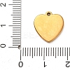 304 Stainless Steel Pendant Cabochon Settings STAS-Z204-04G-07-3