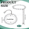2Pcs Resin & Iron Rhinestine Shoelace Chain AJEW-PH0006-77-5
