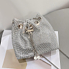 2Pcs Alloy Bucket Bag Drawstring Chains DIY-WR0003-08P-5