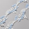 Polyester Embroidery Lace Trim OCOR-WH0085-10A-1
