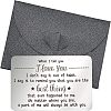 Stainless Steel Blank Thermal Transfer Cards and Paper Envelopes DIY-FG0001-74A-1