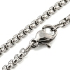 Non-Tarnish 201 Stainless Steel Pendant Necklaces LS-NJEW-H030-02P-3