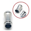 Tarnish Resistant 304 Stainless Steel Magnetic Clasps with Glue-in Ends STAS-E006-15-1