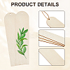 DIY Wood Bookmarks Making Kits WOOD-SP0001-21A-6