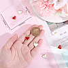 10Pcs 2 Colors Real 18K Gold Plated Brass Charms KK-BBC0016-07-3