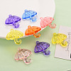 Transparent Acrylic Pendants TACR-T024-01B-6
