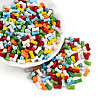 Opaque Colours Glass Seed Beads SEED-N007-P4x8mm-B03-1