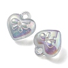 Luminous UV Plating Transparent Acrylic Pendants OACR-P010-10C-2
