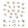 201 Stainless Steel Snap Clasps STAS-PH0019-43-1