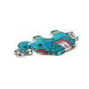 Zinc Alloy Connector Charms FIND-WH0108-91K-4