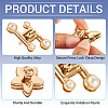 5Pcss 5 Styles Flower Alloy Purse Press Lock Sets FIND-TA0008-51-4