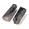 Tower Natural Dyed & Heated Dyed & Heated Black Agate Healing Stone Wands G-A096-02L-01-2