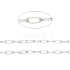 Tarnish Resistant 304 Stainless Steel Paperclip Chains CHS-F010-01H-P-1