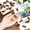 20Pcs Iron Baby Pacifier Clips FIND-FH0012-02AB-3