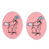 Translucent Cellulose Acetate(Resin) Pendants LS-X-KY-T040-26F-1