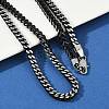 5MM 304 Stainless Steel Wheat Chain Necklaces for Women Men NJEW-Z093-04EB-2