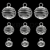 Iron Wire Pendants Set IFIN-YW0001-23-1