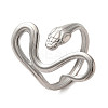 Non-Tarnish 304 Stainless Steel Open Cuff Ring LS-RJEW-C068-01B-P-1