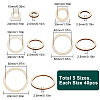200Pcs 5 Styles Laser Cut Wood Shapes WOOD-SP0001-18-2