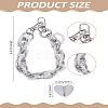 Aluminum Link Chains for Phone Case Decoration AJEW-LP0005-20P-2