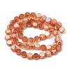 Imitation Jade Glass Beads Strands GLAA-P058-05A-02-2