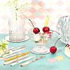 AHADEMAKER 60Pcs 3 Colors Reusable Acrylic Mirror Cakesicle Sticks DIY-GA0004-06-6