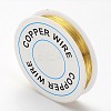 Round Copper Jewelry Wire X-CW0.4mm007-1