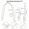 3Pcs 3 Style ABS Imitation Pearl Beads Bag Strap FIND-WR0002-15-4