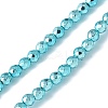 Baking Paint Synthetic Non-Magnetic Hematite Beads Strands G-H020-K01-11-1