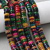 Natural Coconut Disc Bead Strands COCB-O002-02-7