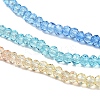 Transparent Painted Glass Beads Strands LS-DGLA-A034-T1mm-A13-4