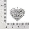 304 Stainless Steel Pendants STAS-F310-18P-3