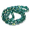 Electroplate Glass Beads Strands EGLA-D030-04C-2
