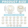 26Pcs 26 Styles Natural White Shell Oval Beads BSHE-PH0001-59-2