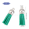 100Pcs Faux Suede Tassel Pendant Decorations FIND-SC0002-29B-2
