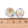 Handmade Resin Indonesia Round Beads IPDL-P005-18KCG-01-3