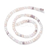 Gradient Color Electroplate Glass Bead Strands GLAA-E042-05E-2