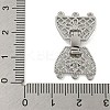 Brass Fold Over Clasps KK-N254-117P-02-3