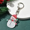 Christmas Theme Acrylic Pendant Decoration HJEW-YW00032-02-1