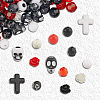 500Pcs 14 Styles DIY Acrylic and Resin Beads Kits Makings DIY-SC0030-56-6