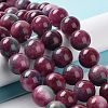 Dyed Natural Malaysia Jade Beads Strands G-G021-01D-05-2