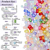 420Pcs 9 Styles Transparent Acrylic Beads TACR-PA0001-33-2