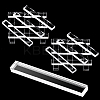 100Pcs Transparent Acrylic Sheets FIND-GA0007-20C-6