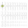 DIY Blank Dome Dangle Earring Making Kit DIY-UN0005-65-1