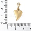 304 Stainless Steel Heart Pendant Decoration STAS-S165-15G-3